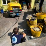 Water pipe impact moling