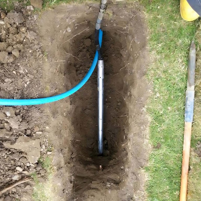 Impact moling underground