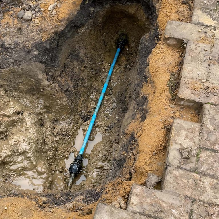 Mains pipe tracing service