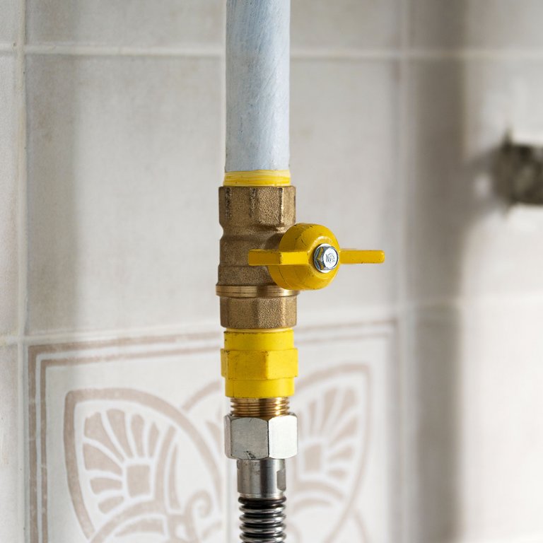 Stopcock on pipe